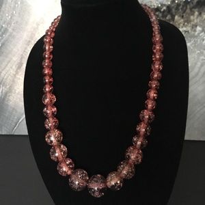 Vintage Lucite Bubble Necklace